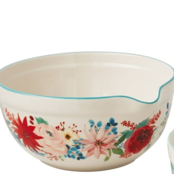 New Pioneer Woman Wishful Winter Holiday Mixing Bowl Set - Picture 5 of 8